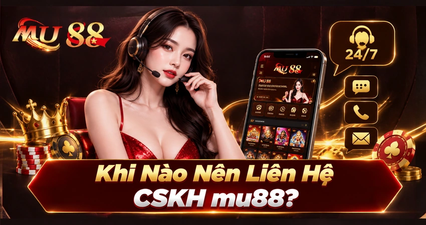 Khi Nào Nên Liên Hệ CSKH mu88?