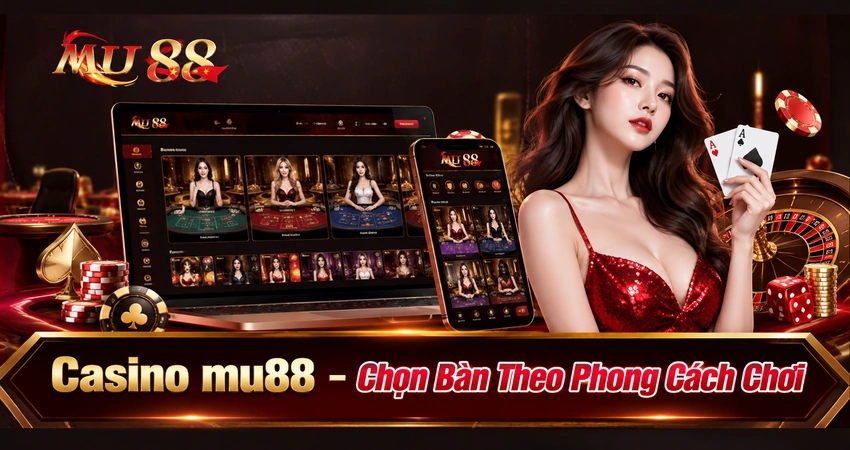 Casino mu88 – Chọn Bàn Theo Phong Cách Chơi